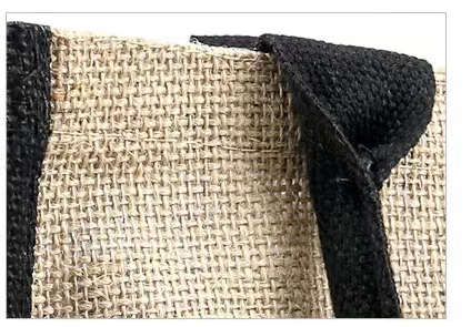 Colored yellow jute bag