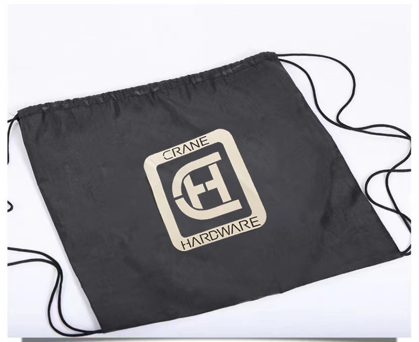Black Drawstring Bag
