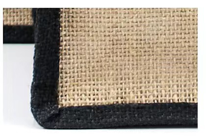 Colored yellow jute bag