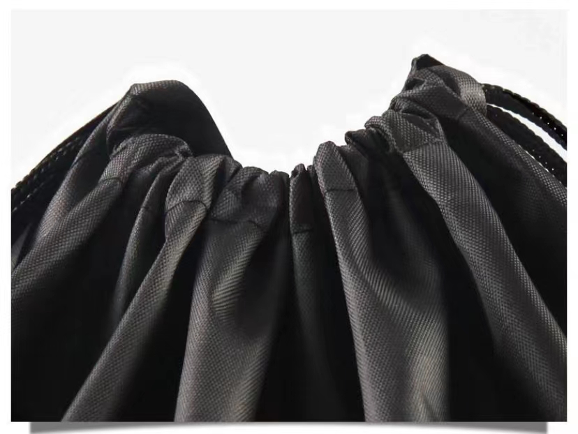 Black Drawstring Bag