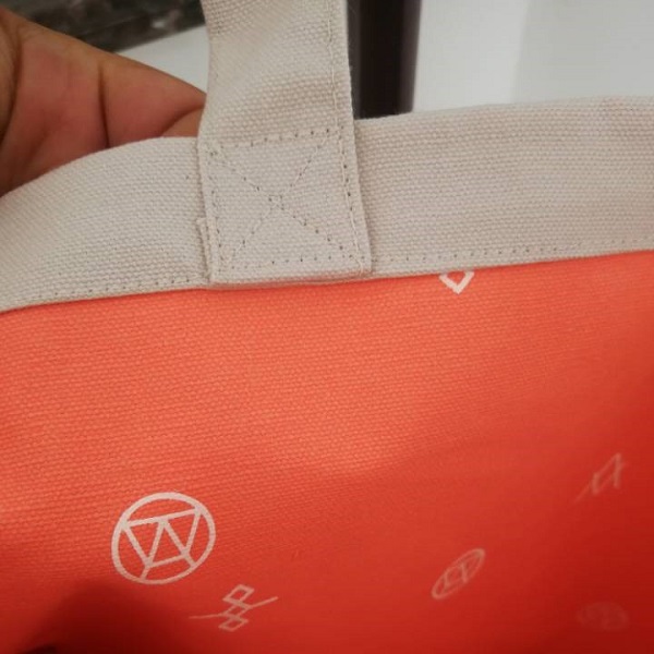 12oz two sides print cotton bag