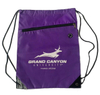 Purple drawstring backpack
