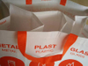 Double-sided lamination RPET bag
