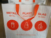 Double-sided lamination RPET bag