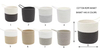 8 colors cotton rope basket
