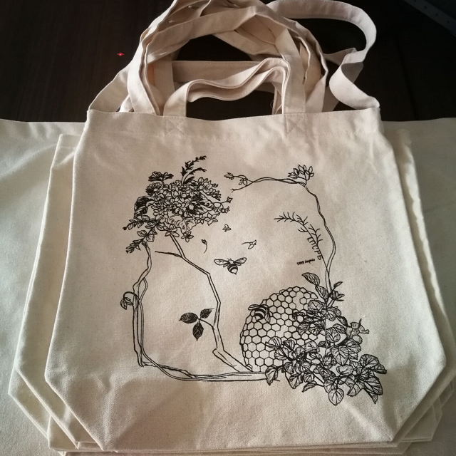  double handle cotton bag
