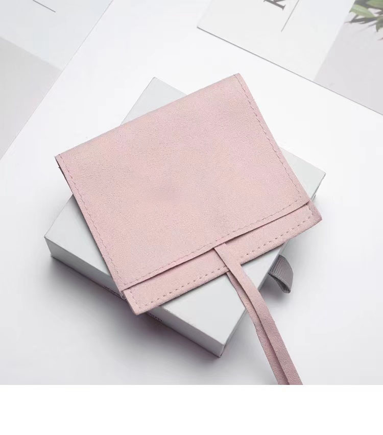 microfiber suede jewelry bag