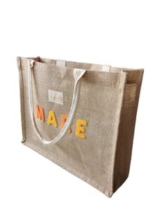 embroidery jute bag