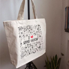 12oz two sides print cotton bag